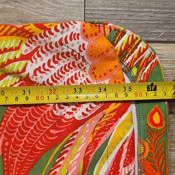 Crown & Ivy Tropical Print Dress, Peasant Sleeve,  Excellent Condition, Size S - Picture 17 of 17